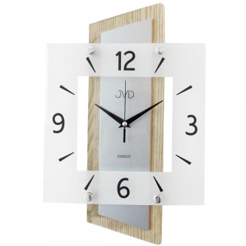 Drevené nástenné hodiny JVD NS17012/78, 38 cm Drevené nástenné hodiny JVD NS17012/78, 38 cm